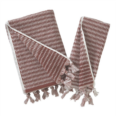 Longborough Hand Towels 2-Pack in Spice