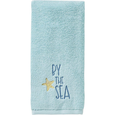 Ocean Watercolor Hand Towels 2-Pack in Blue