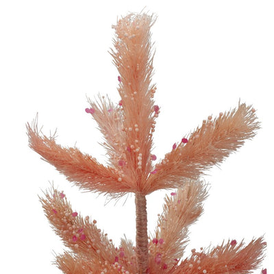 2' Unlit Medium Pink Pastel Peach Sisal Pine Artificial Easter Tree