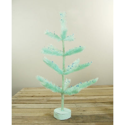 2' Unlit Pastel Green Pine Artificial Easter Tree