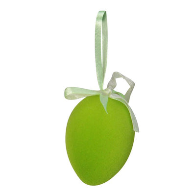 2.5" Orange and Green Spring Easter Egg Ornaments Club Pack of 12