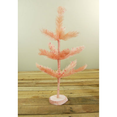 19" Unlit Pastel Pink Artificial Easter Tree