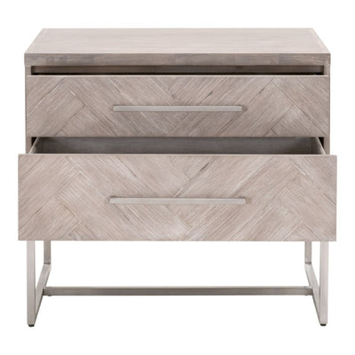 Mosaic Two-Drawer Nightstand
