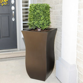Valencia 30" Tall Planter - Espresso