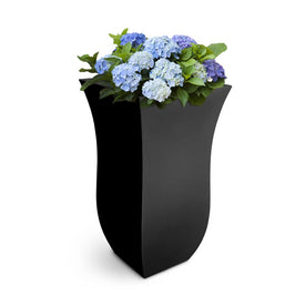 Valencia 30" Tall Planter - Black