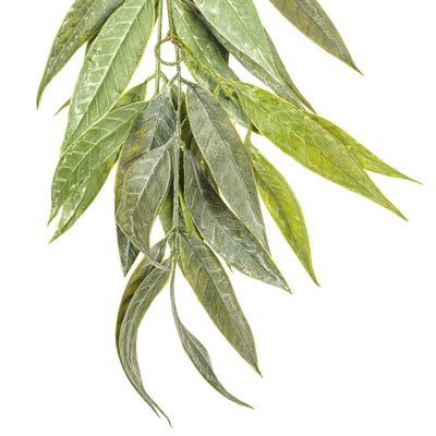 Vickerman 6' Artificial Green Muddy White Willow Garland.