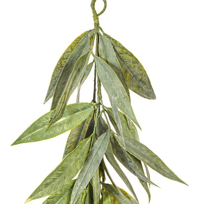 Vickerman 6' Artificial Green Muddy White Willow Garland.