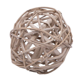 4" Dried and Preserved Natural White Lata Balls 25-Pack