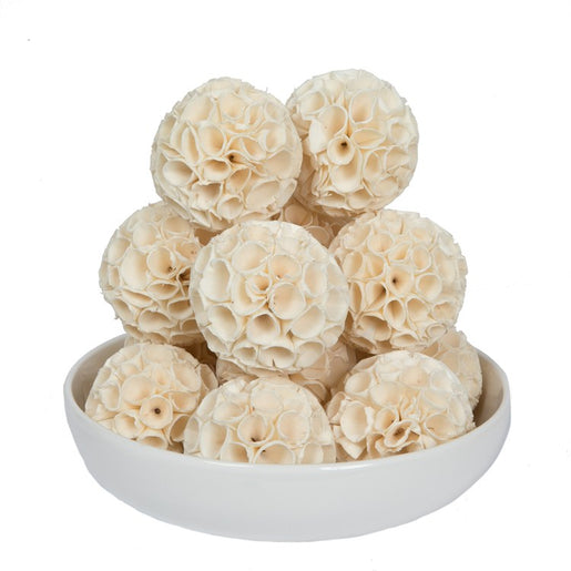 Vickerman Natural Botanicals 4" Sola Crape Ball. Includes 25 pieces per Pack.