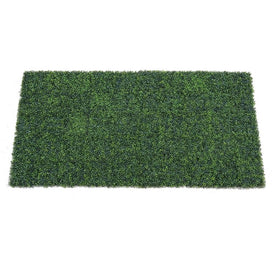 50" x 100" Artificial UV-Resistant Green Boxwood Mat