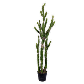 56" Artificial Green Cactus in Plastic Pot