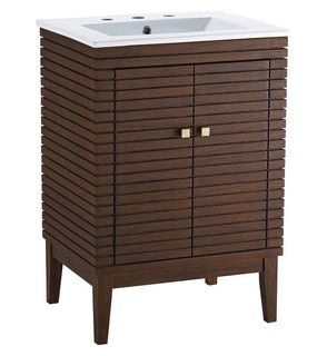 Product Image: EEI-5114-WAL-WHI Bathroom/Vanities/Single Vanity Cabinets with Tops