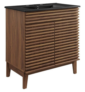 Product Image: EEI-5418-WAL-BLK Bathroom/Vanities/Single Vanity Cabinets with Tops