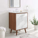 EEI-4432-WAL-WHI Bathroom/Vanities/Single Vanity Cabinets with Tops