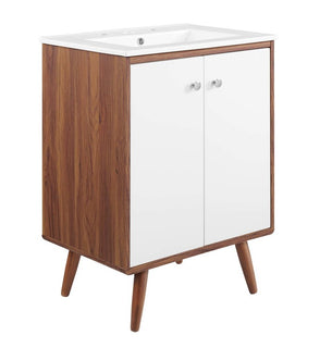 Product Image: EEI-4432-WAL-WHI Bathroom/Vanities/Single Vanity Cabinets with Tops
