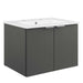 EEI-5379-GRY-WHI Bathroom/Vanities/Single Vanity Cabinets with Tops