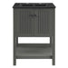 EEI-5360-GRY-BLK Bathroom/Vanities/Single Vanity Cabinets with Tops