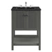 EEI-5360-GRY-BLK Bathroom/Vanities/Single Vanity Cabinets with Tops