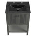 EEI-5360-GRY-BLK Bathroom/Vanities/Single Vanity Cabinets with Tops
