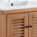 EEI-5112-NAT-WHI Bathroom/Vanities/Single Vanity Cabinets with Tops