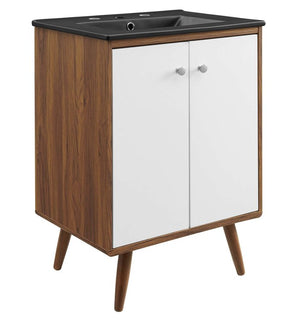 Product Image: EEI-5363-WHI-BLK Bathroom/Vanities/Single Vanity Cabinets with Tops
