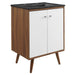 EEI-5363-WHI-BLK Bathroom/Vanities/Single Vanity Cabinets with Tops