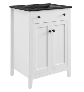Product Image: EEI-5354-WHI-BLK Bathroom/Vanities/Single Vanity Cabinets with Tops