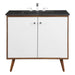 EEI-5394-WAL-BLK Bathroom/Vanities/Single Vanity Cabinets with Tops