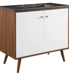 Product Image: EEI-5394-WAL-BLK Bathroom/Vanities/Single Vanity Cabinets with Tops