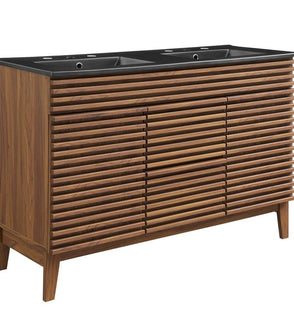 Product Image: EEI-5381-WAL-BLK Bathroom/Vanities/Double Vanity Cabinets with Tops