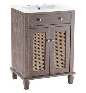 Product Image: EEI-5110-GRY-WHI Bathroom/Vanities/Single Vanity Cabinets with Tops