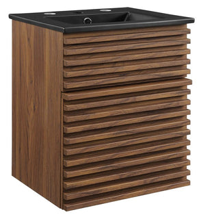 Product Image: EEI-5390-WAL-BLK Bathroom/Vanities/Single Vanity Cabinets with Tops