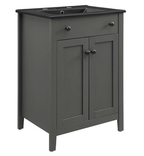 Product Image: EEI-5354-GRY-BLK Bathroom/Vanities/Single Vanity Cabinets with Tops