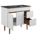 EEI-5392-GRY-BLK Bathroom/Vanities/Single Vanity Cabinets with Tops
