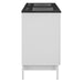EEI-5480-WHI-BLK Bathroom/Vanities/Double Vanity Cabinets with Tops