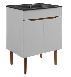 Product Image: EEI-5357-GRY-BLK Bathroom/Vanities/Single Vanity Cabinets with Tops