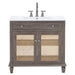 EEI-5111-GRY-WHI Bathroom/Vanities/Single Vanity Cabinets with Tops