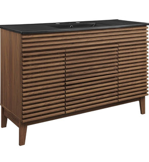 Product Image: EEI-5398-WAL-BLK Bathroom/Vanities/Single Vanity Cabinets with Tops