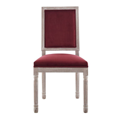 Court French Vintage Performance Velvet Dining Side Chair