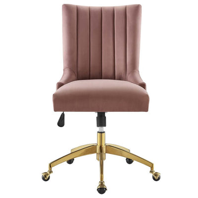 Empower Channel Tufted Performance Velvet Office Chair