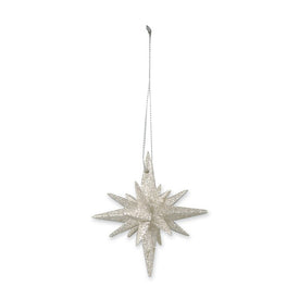 Platinum Sparkle Moravian Star Set of 6