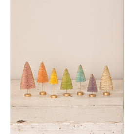Pastel Rainbow Forest Set of 7