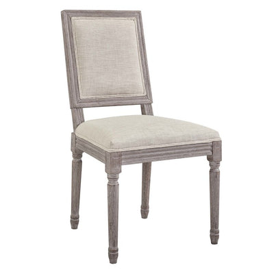 Court Upholstered Fabric Dining Side Chairs Set of 4