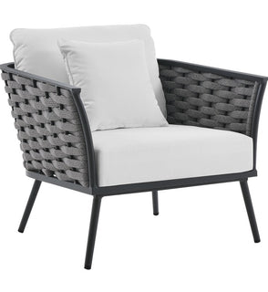 Product Image: EEI-3054-GRY-WHI Outdoor/Patio Furniture/Outdoor Chairs