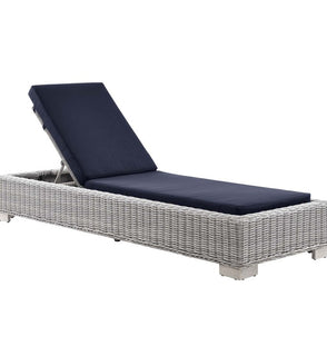 Product Image: EEI-4843-LGR-NAV Outdoor/Patio Furniture/Outdoor Chaise Lounges
