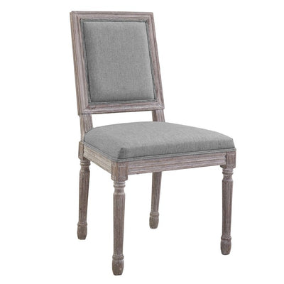 Court Upholstered Fabric Dining Side Chairs Set of 4