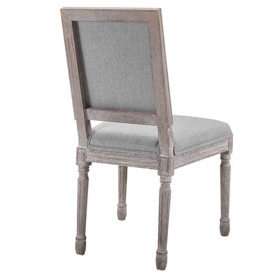 Court Upholstered Fabric Dining Side Chairs Set of 4