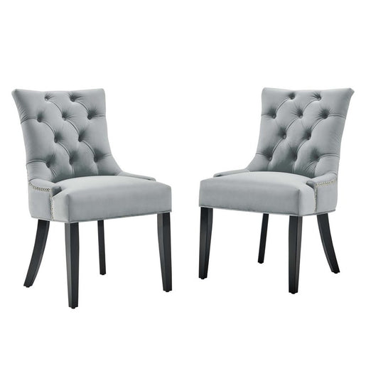 Regent Tufted Performance Velvet Dining Side Chairs Set of 2