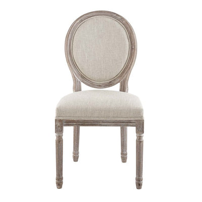 Emanate Upholstered Fabric Dining Side Chairs Set of 2