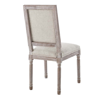 Court Upholstered Fabric Dining Side Chairs Set of 2
